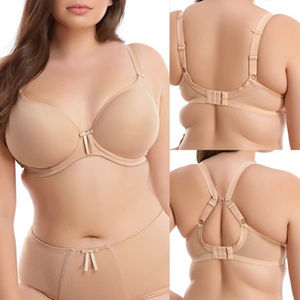 Elomi Bijou Underwire Plunge Bra in Nude, 36K US